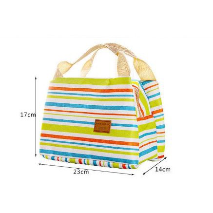 Lunch bag Cooler Bag Motif Salur Termurah