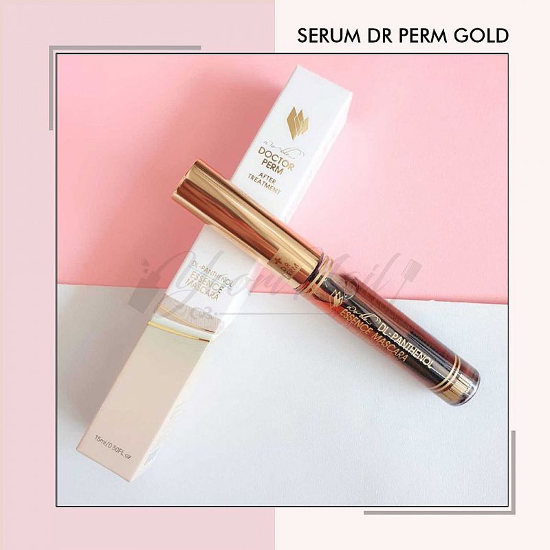 Serum bulumata dr perm gold serum eyelash extension vitamin bulu mata serum ekstension maskara