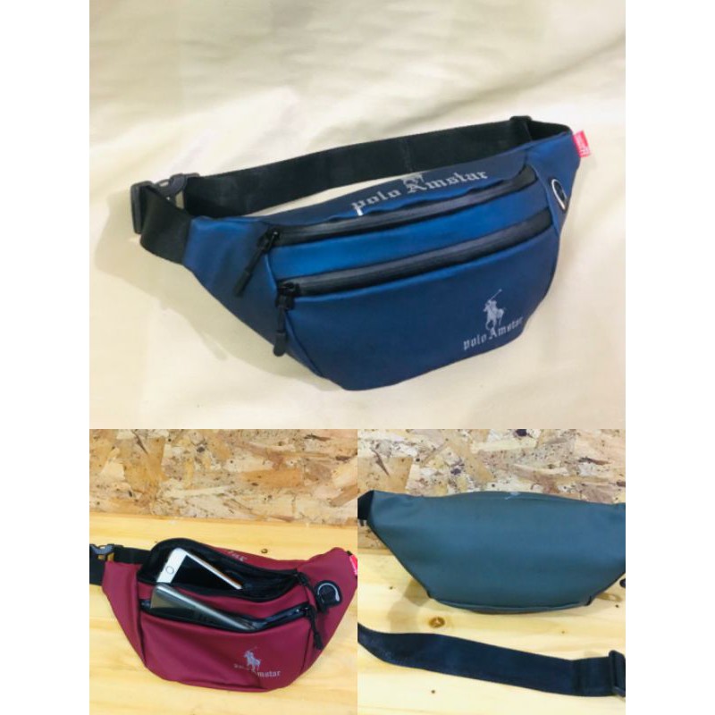 TAS SALEMPANG WATERFROOF ANTI AIR PRIA WANITA SPORTY OUTDOOR WAIST BAG