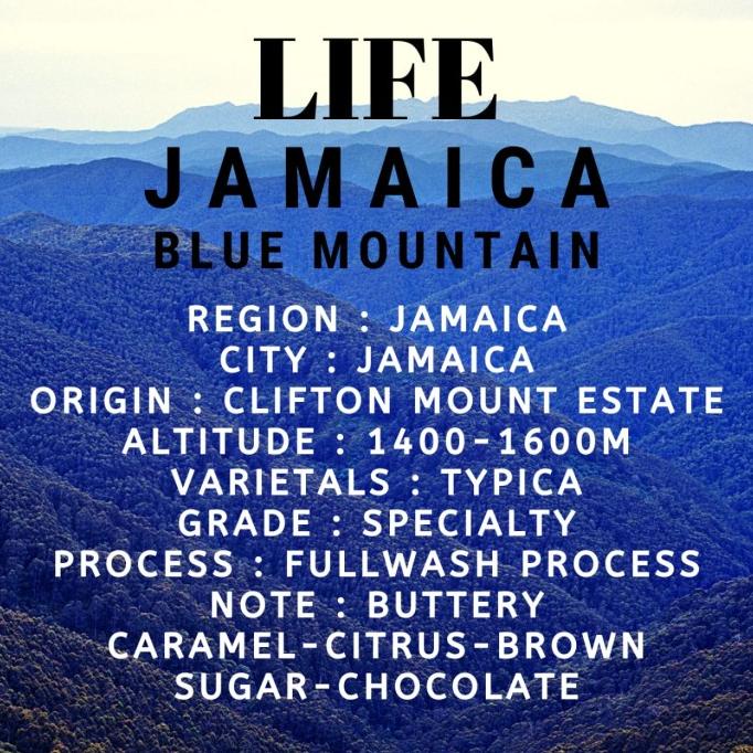 

Kopi Life Arabica Jamaica Blue Mountain -Diskon Sd 50%