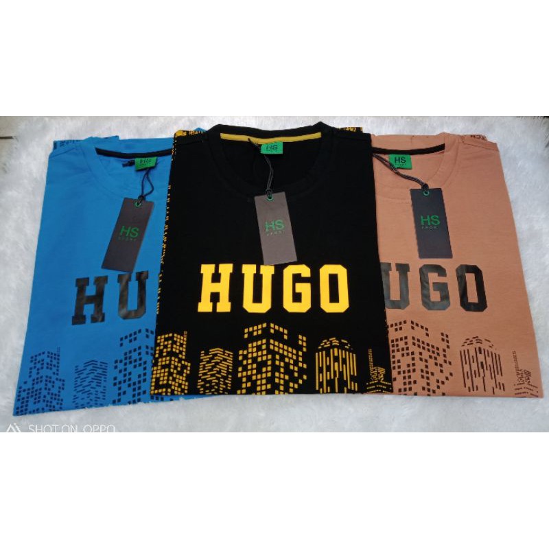 KAOS OBLONG HUGO ORI / KAOS HUGO SPORT ORI / KAOS HUGO LENGAN PENDEK
