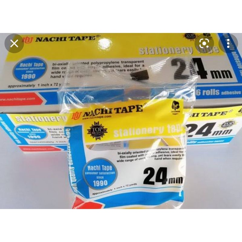 

ISOLASI NACHI TAPE 12 DAN 24 MM