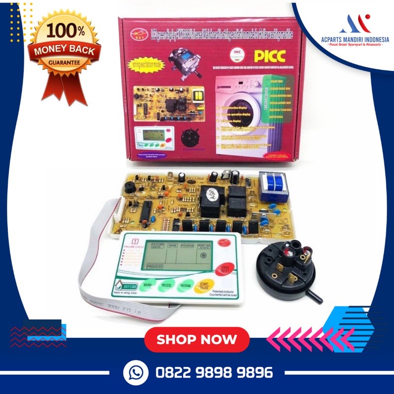 modul mesin cuci front loading universal syx-3388