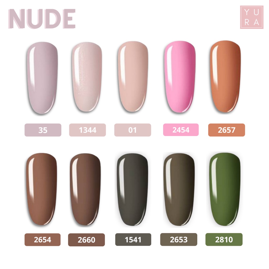 Rosalind Kutek Gel Polish UV LED Nude Basic Color Series