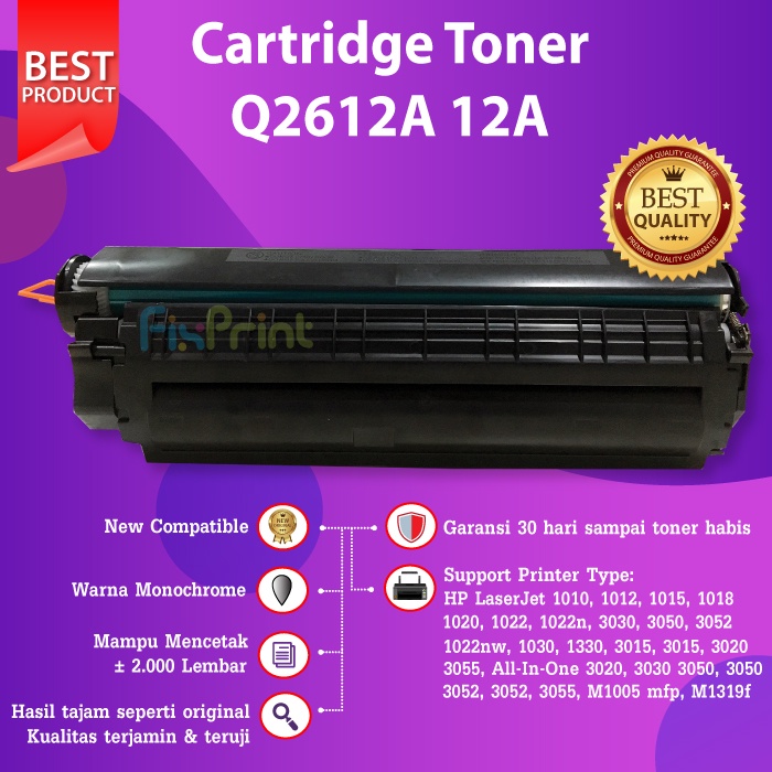 Toner Compatible 12A For (Q2612A/FX9)