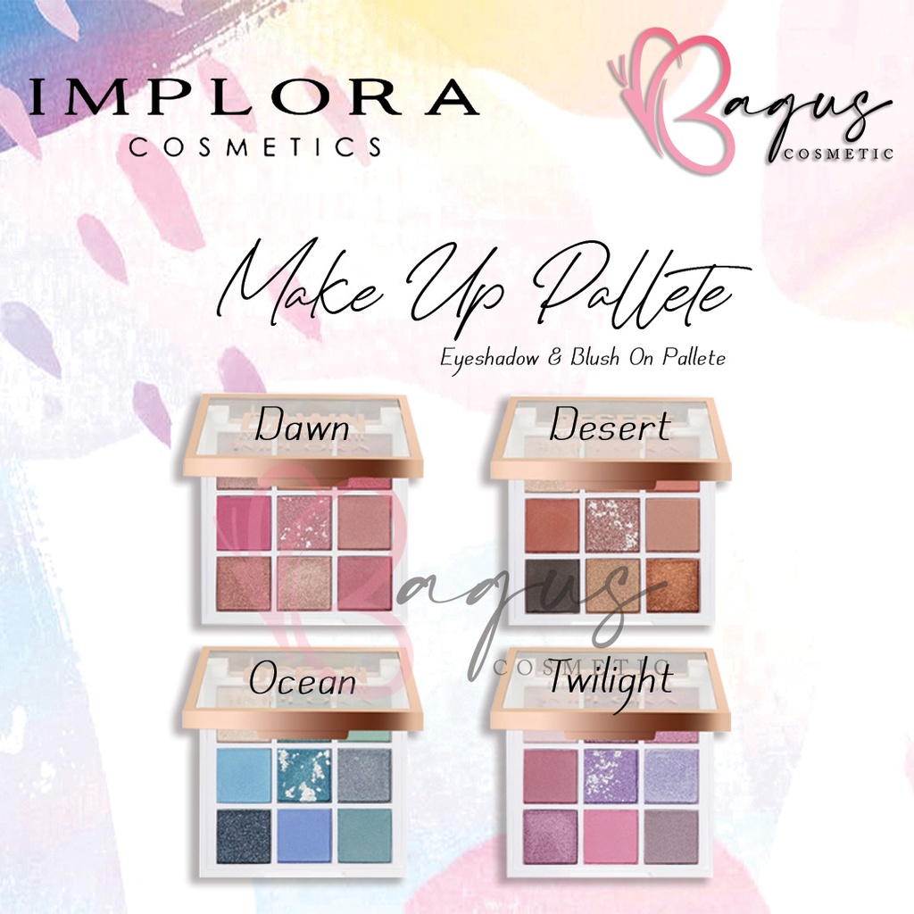 ⭐BAGUS⭐ IMPLORA EYESHADOW PALETTE (NEW) | Palet Make Up