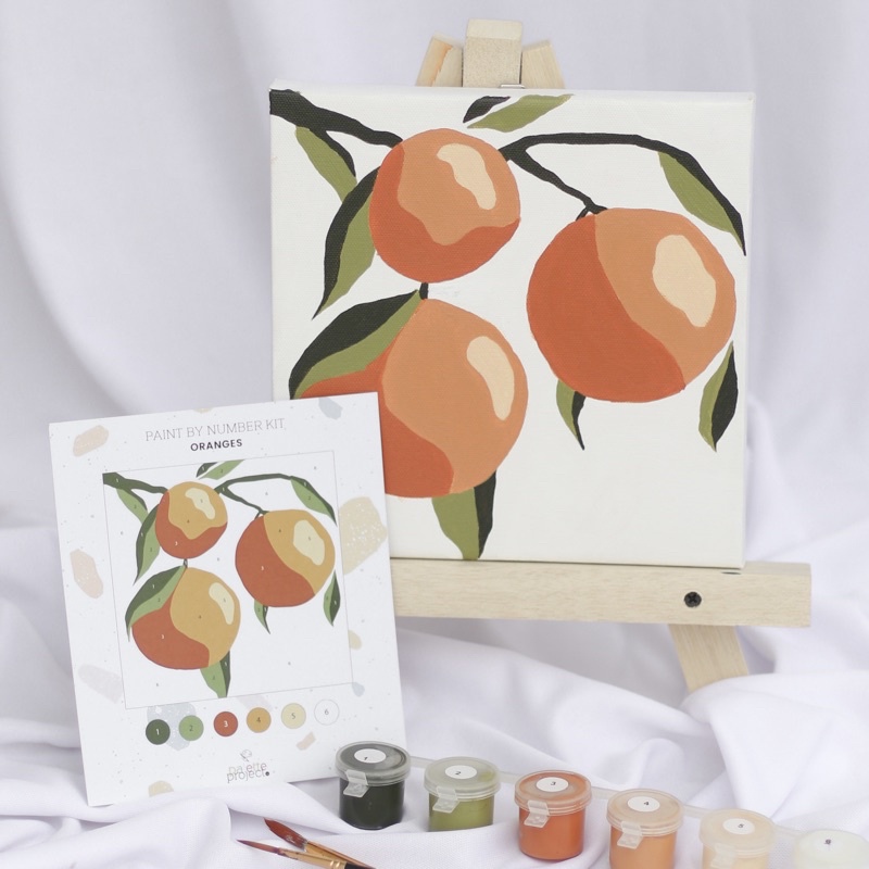 

Oranges — Paint by Number Kit from Palette Project