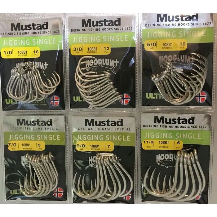 Jigging hook MUSTAD 10881