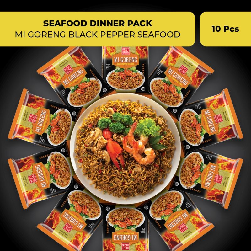

Best Wok Mi Goreng Black Pepper Seafood Kemasan 10pcs