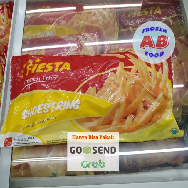 

Fiesta Shoestring 1 Kg Fiesta French Fries 1000 gram Kentang Beku Fiesta 1Kg Kentang Goreng Beku 1Kg