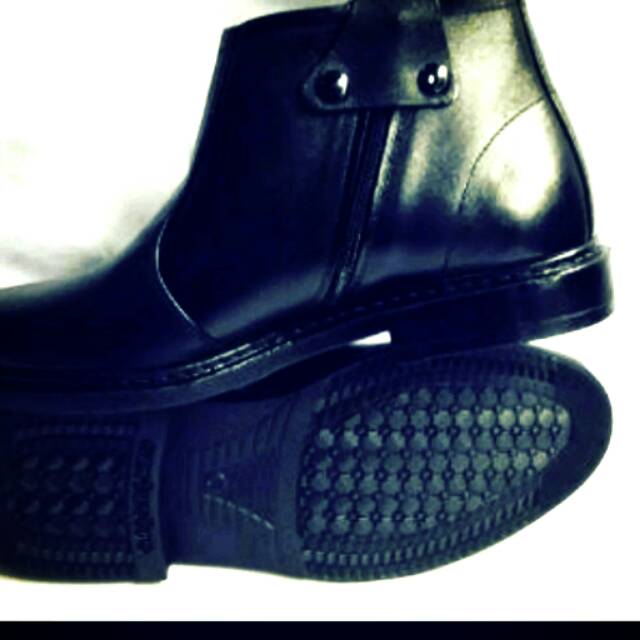 Sepatu PDH Pria Kulit Sapi Asli