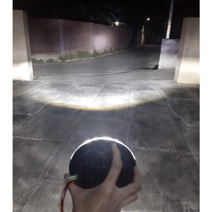 NEW Daymaker 16 Led 5.75 inch Import 75 Watt Asli Import Dus Hitam Polos (HARGA SATUAN)