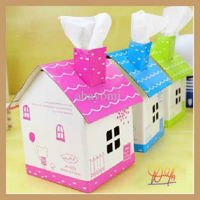 Ready Stok Kotak Tisu Unik/Tempat Tisu Bentuk Rumah - DORAEMON