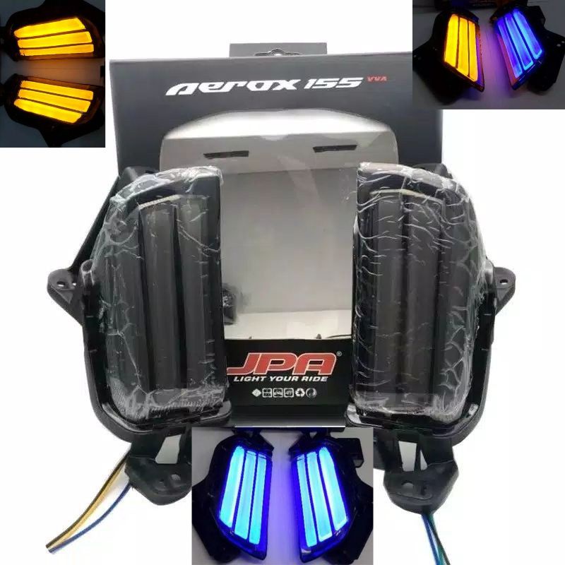 Lampu Sein Depan Led Aerox - Sein Aerox Led Merk JPA Original Pemasangan PNP-MJ_MOTORSHOP