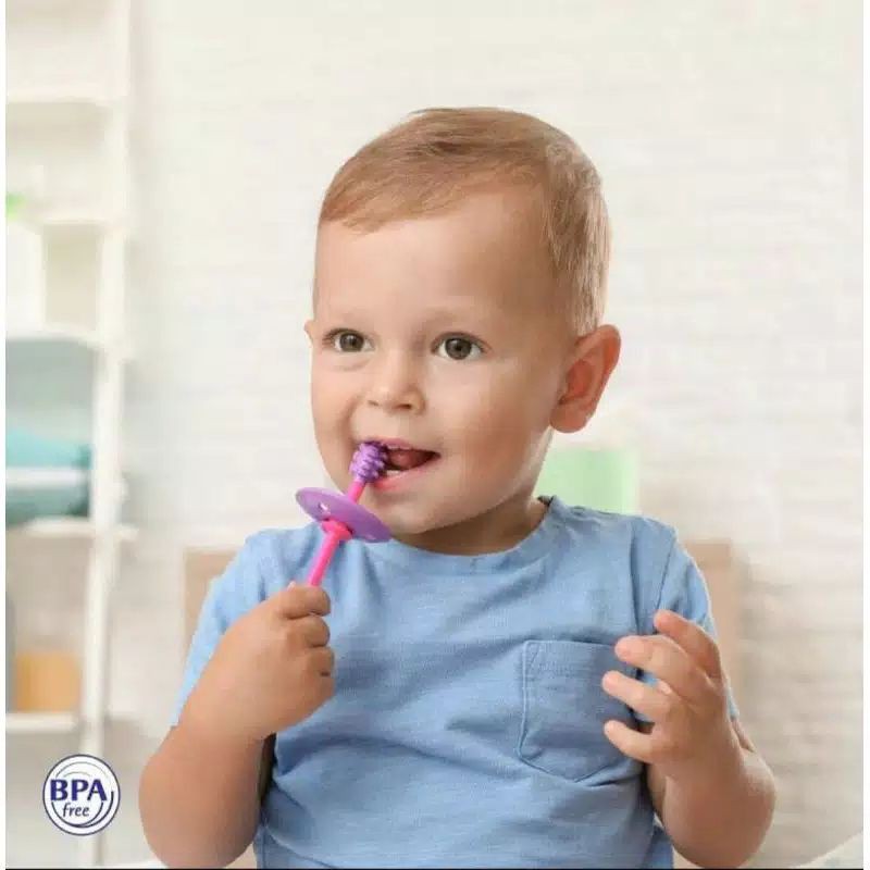 TB003 Baby Safe Gum Massage Tooth Brush / Sikat Gigi Bayi Babysafe