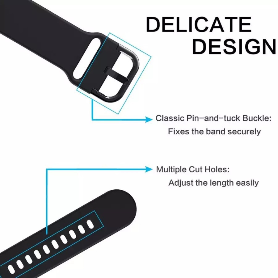 TALI STRAP SMARTWATCH SAMSUNG GALAXY ACTIVE 2 40MM 44MM SILIKON BAND