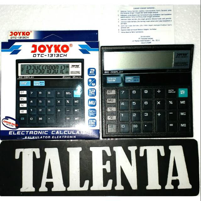 Kalkulator Calculator JOYKO DTC 1313CH 12 Digit