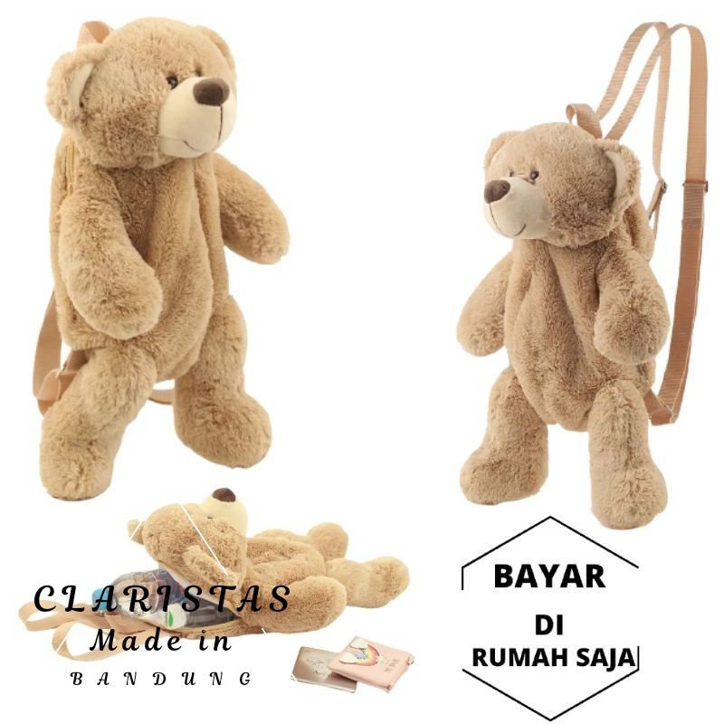 TAS BERUANG TEDDY BEAR/Tas Ransel BERUANG/TAS BONEKA/TAS MURAH/TAS LUCU/TAS SEKOLAH/TAS MAIN/TAS BON