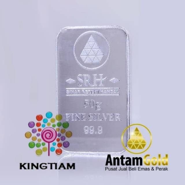 PERAK SRH 50 GRAM SERTIFIKAT
