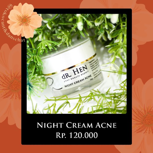 dR. Hen Night Cream Acne - dR. Hen Skincare by Athena Group