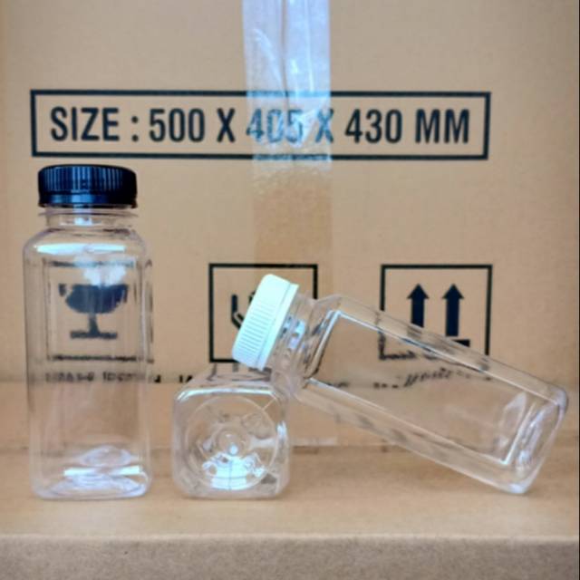 

Botol juice kick kotak 250ml