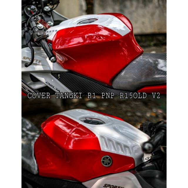 COVER TANGKI R15 V2 MODEL R1 / COVER TANGKI R1 PNP BUAT R15 V2