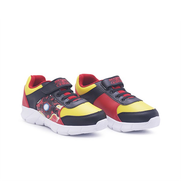 Bata Sepatu  Anak  Avenger Series Iron  Man  Black Yelow 