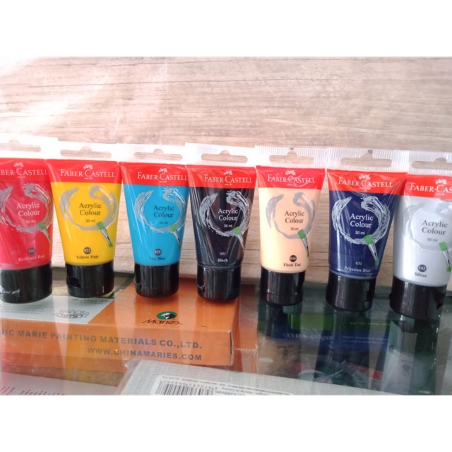 

Cat acrilic akrilik faber castell 30 ml warna regular
