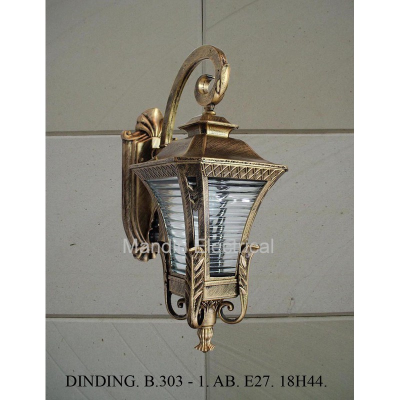 lampu Hias Dinding Dekorasi Outdoor 303 AB / BK