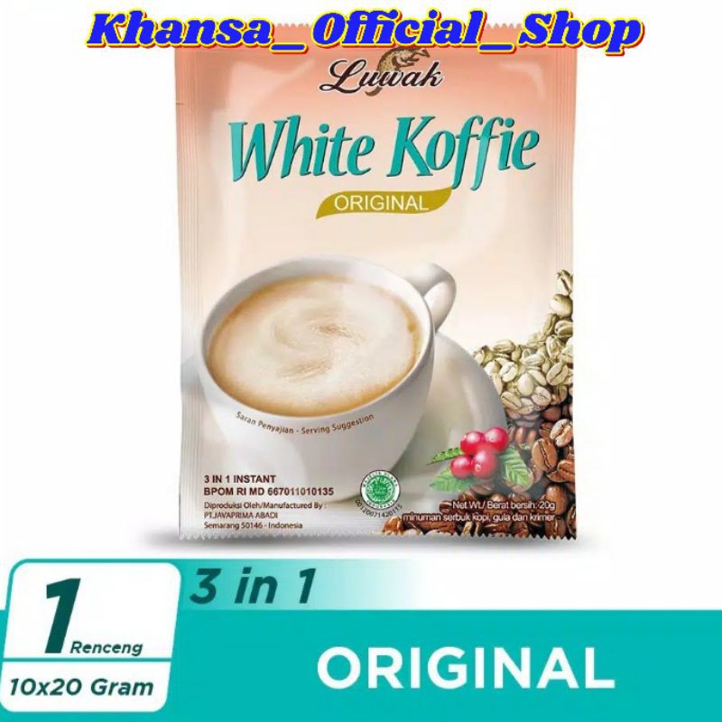 

LUWAK WHITE KOFFIE ORIGINAL
