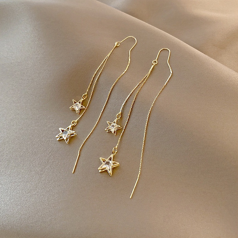 Anting AT231 Tembaga Lapis S925 , Unik Lucu Keren Fashion Wanita Elegant /Deluna/ BS
