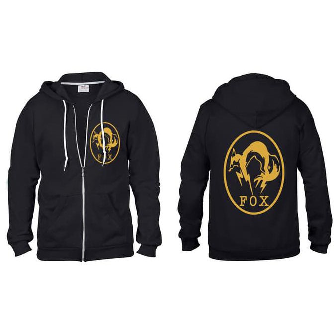 Hoodie Zipper Metal Gear Solid