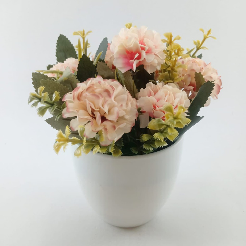 COD BUNGA DANDELION  BUNGA PLASTIK BUNGA ARTIFISIAL BUNGA PAJANGAN IMITASI TANAMAN PLASTIK BP8816-PINK