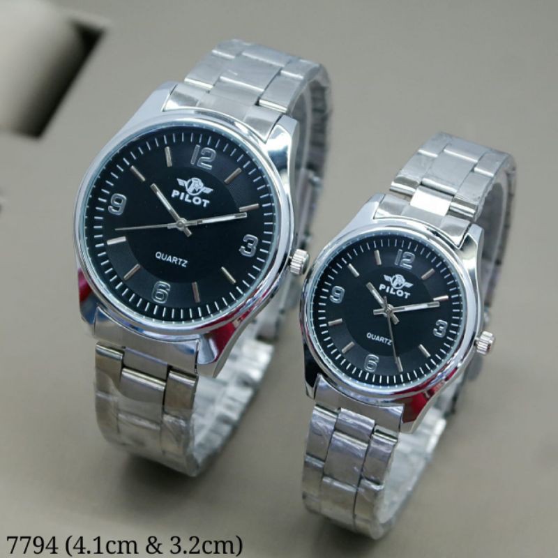 jam tangan pilot couple tali Rantai