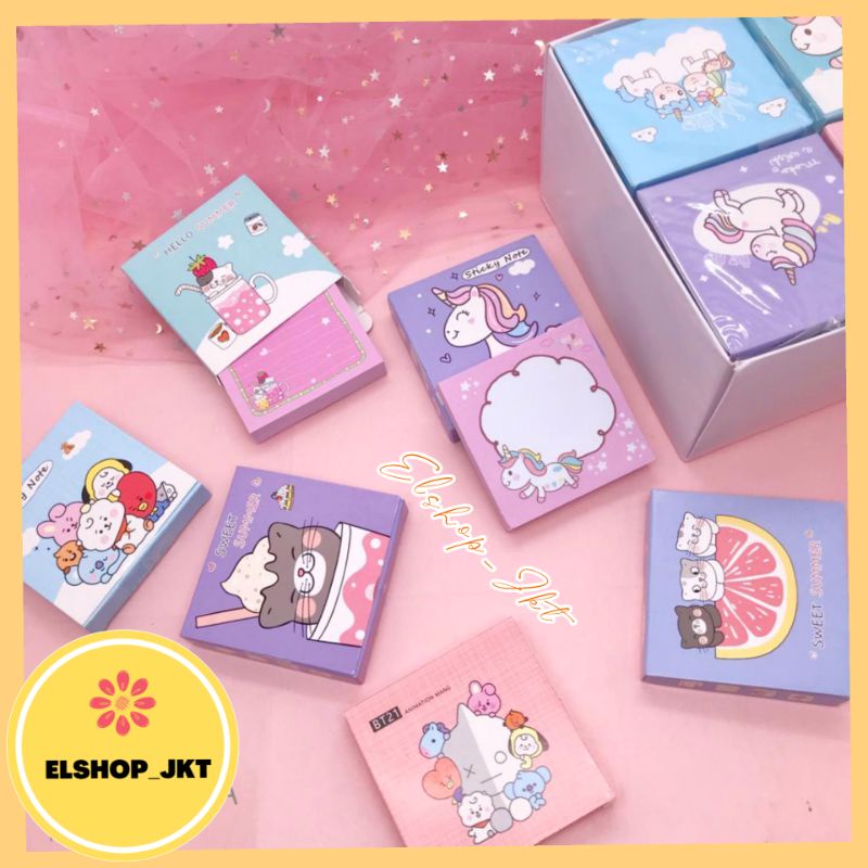 

[ISI 100 LEMBAR]MEMO MEMOPAD /BUKU NOTE MINI