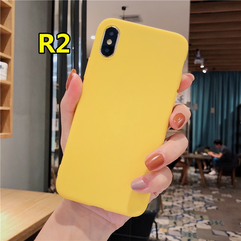 Casing Soft Case Realme C11 5i C15 C12 C17 C2 C3 7 7i 3 3i 5 6 C1 C3i 5 5S U1 X2 XT Q 6i 2 X2 5 PRO Narzo 20 PRO 10A 20A Motif Warna Polos-#R2