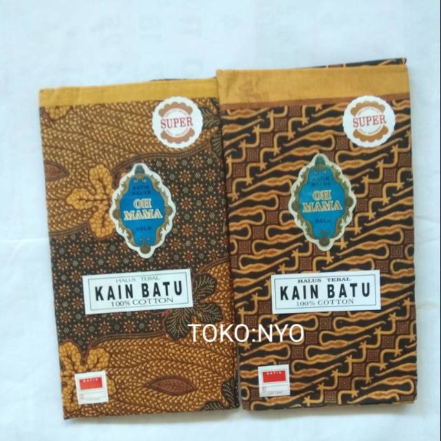 Kain Batu Oh Mama Motif Batik