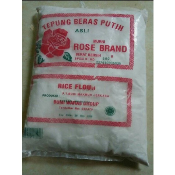 

Rose brand tepung beras 500gr