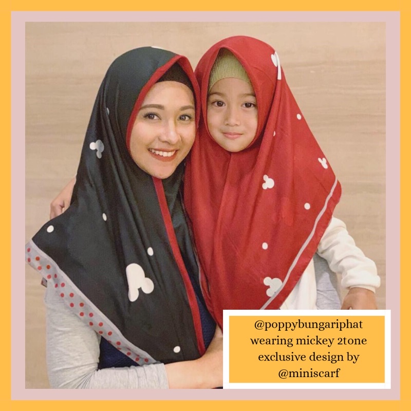 PRE ORDER JILBAB COUPLE Kerudung Anak Jilbab Anak Printing Jilbab Anak Voal Kerudung Anak Voal