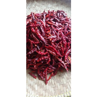 

Murah 1Kg Cabe Rawit Caplak Teja Kering Kualitas Super Pedas