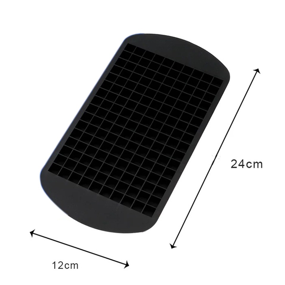 Cetakan Es Batu SilikonModel Grids160 Pembuat Es Batu Kecil Kotak Mini