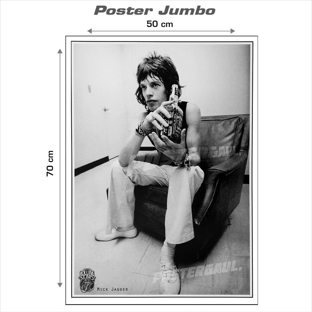 Poster Jumbo MICK &amp; JACK #RJ26 - ukuran 50 x 70 cm
