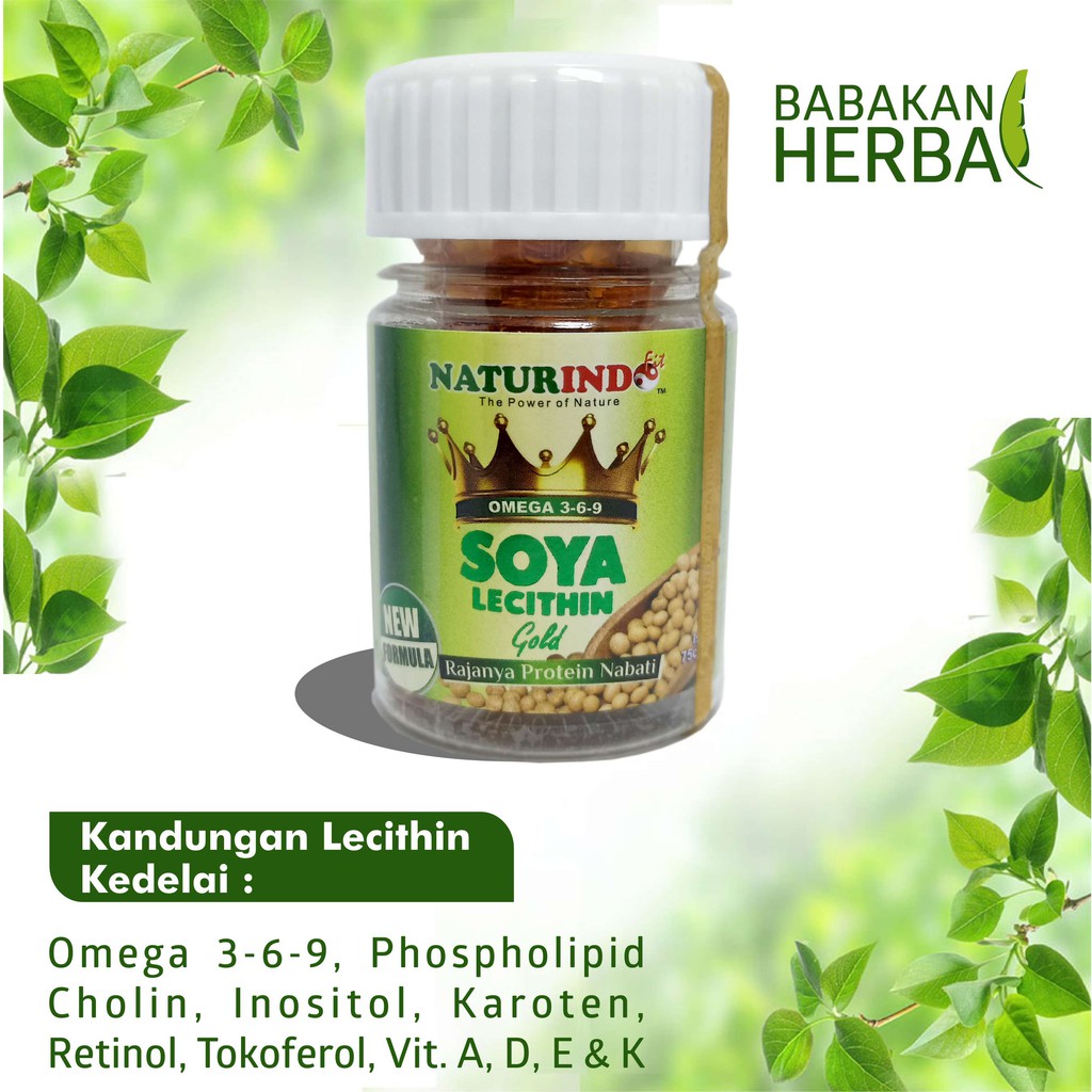 

Naturindo Omega Soya Lecithin Babakan Herbal Obat Herbal Untuk Pertumbuhan Anak