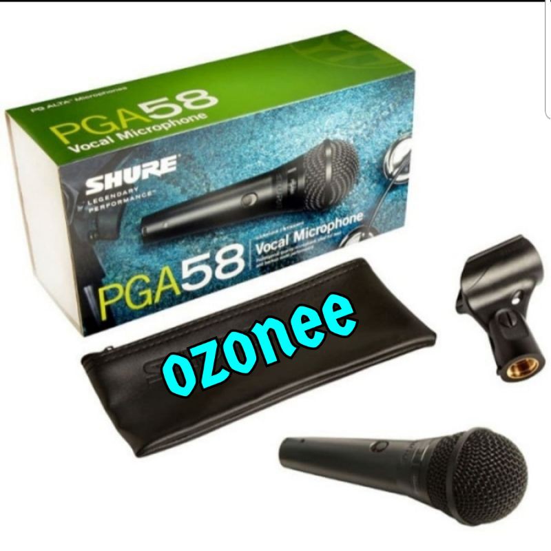 MIC SHURE PGA 58 ORIGINAL MICROPHONE PGA 58 ASLI GARANSI RESMI