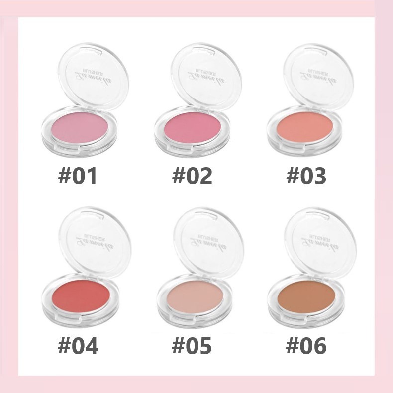 Lameila 3040 Blusher Blush On Palette Matte Perona Pipi Anti Air dan Tahan Lama