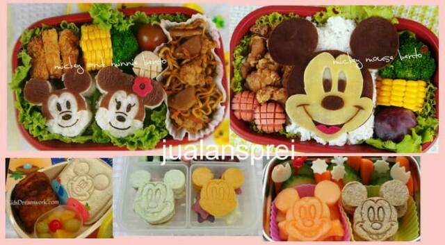 Cetakan cookie cutter kue kering kukis bento sepasang roti