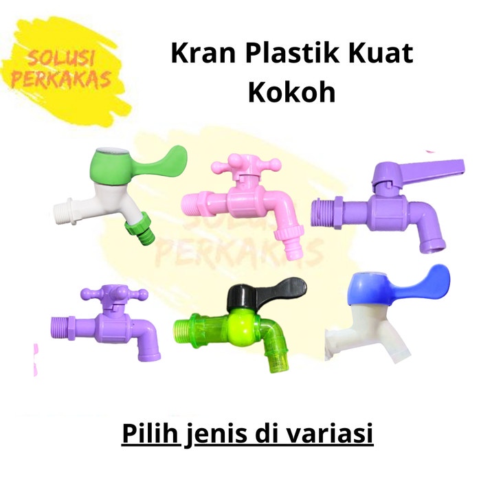 Kran air Plastik keran air kuat murah terlaris Solusi Perkakas