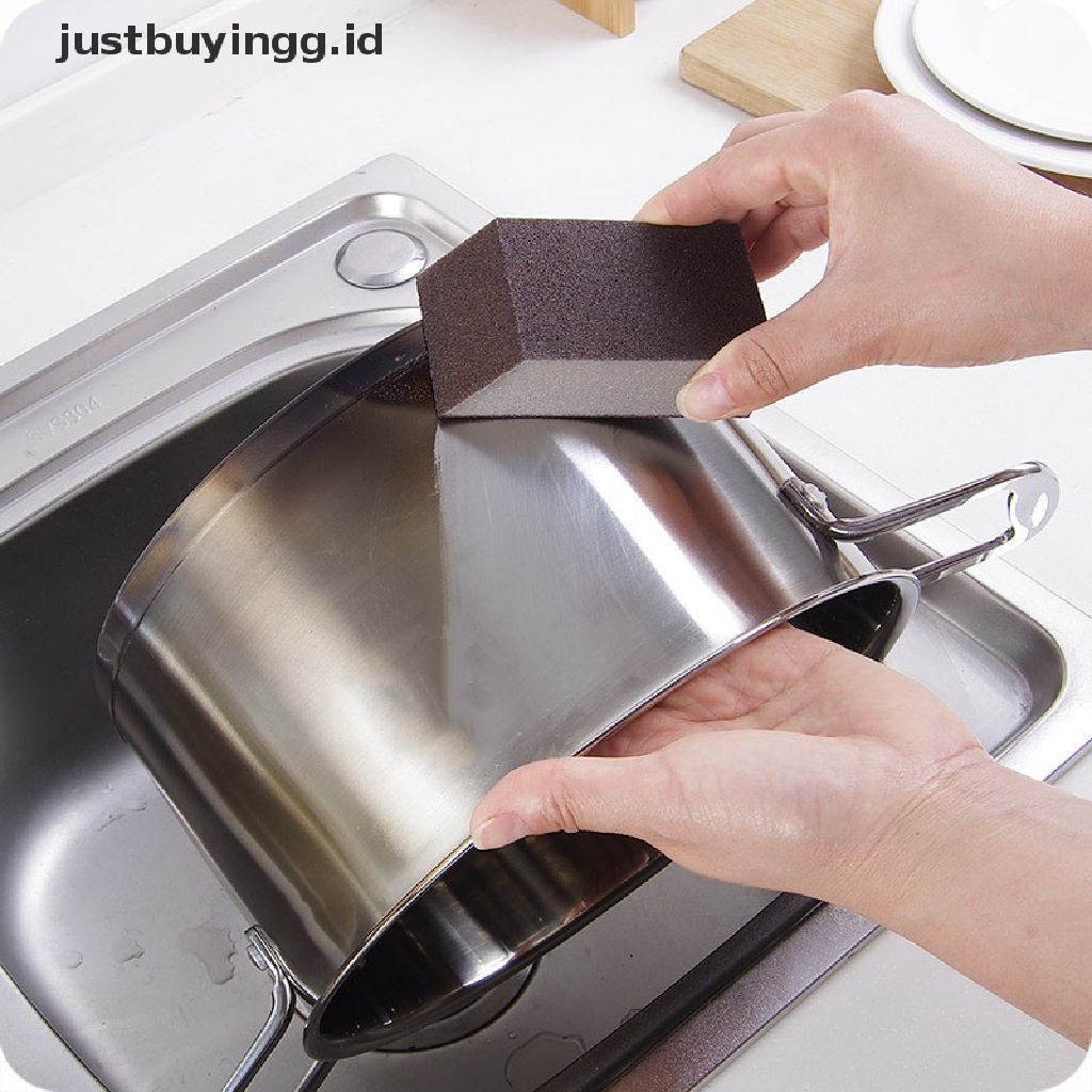 (Justbuyingg.Id) 1pc Spons Nano Emery Pembersih Karat / Noda Untuk Panci