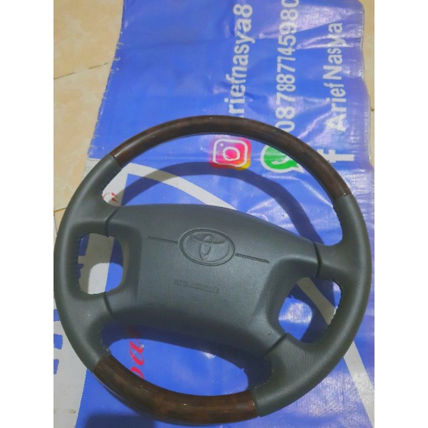 setir wood fanel Land cruser VX80 limited