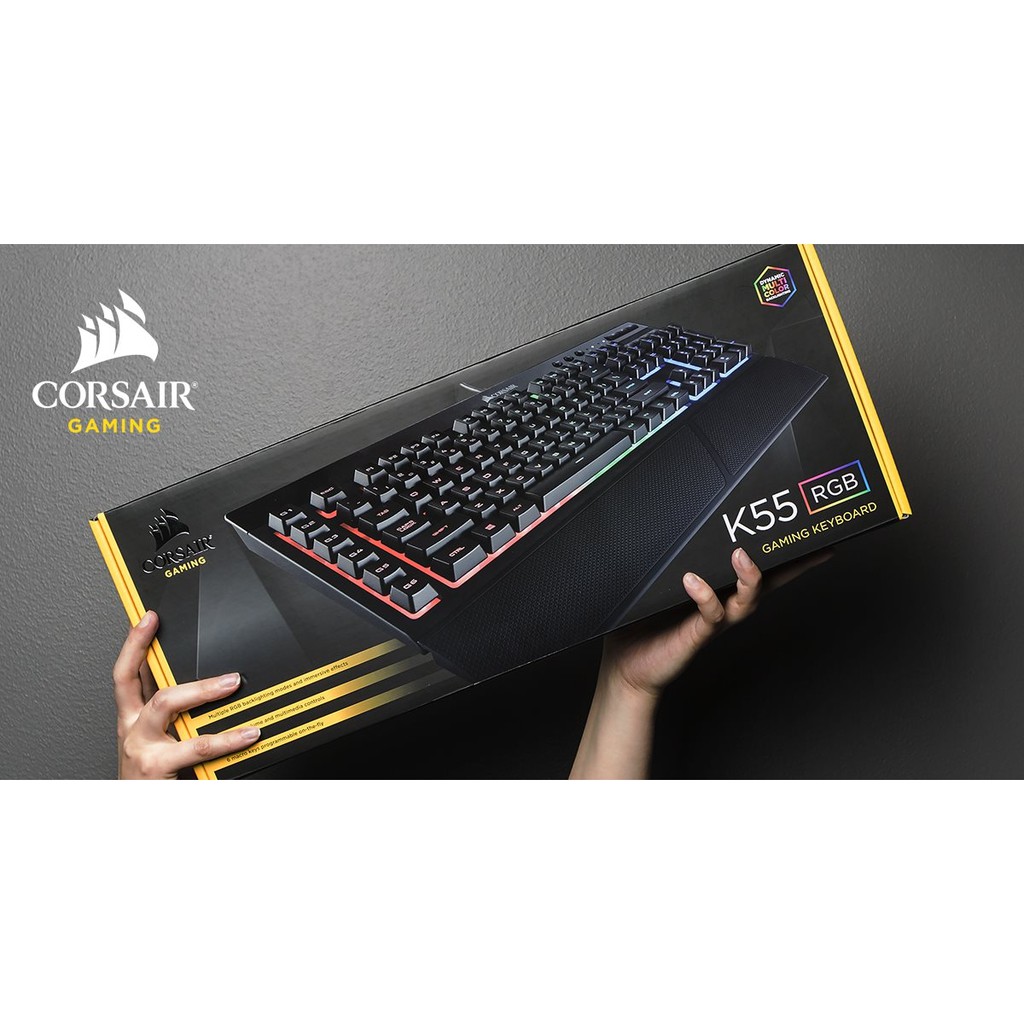 Corsair K55 RGB Gaming Keyboard MANTULLL GAN